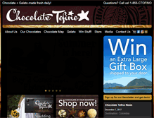 Tablet Screenshot of chocolatetofino.com